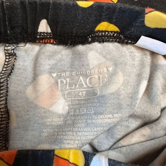 Halloween Dress NWOT & Glow Pumpkin Top, Candy Corn Pants SZ 4 Children’s Place - Picture 3 of 4